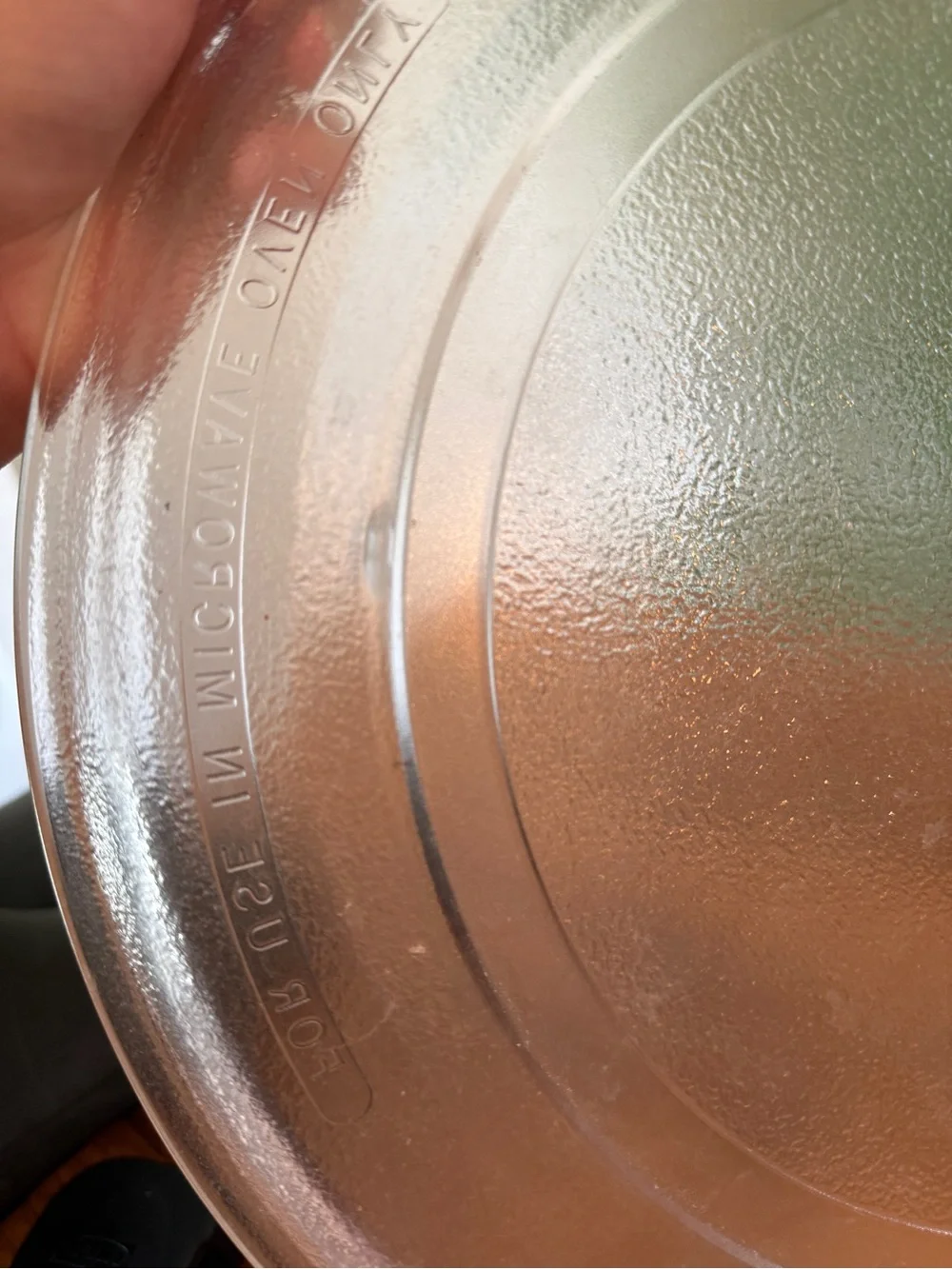Clear Glass Turntable Plate for Microwave Oven
